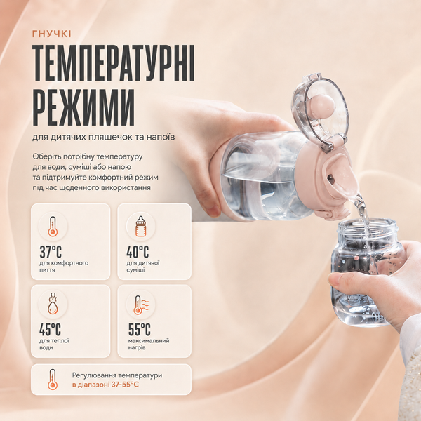 Портативний термос, підігрівач пляшечок LELIK Thermo Sip акумуляторний 4013884 фото