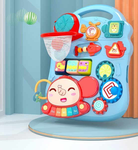 Многофункциональный ходунок-игровой центр 3в1, каталка для детей от 9 мес до 5 лет 4014348 фото