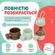 Портативний контейнер для дитячої суміші на 3 секції, розбірний дозатор для сухого харчування 4014690 фото 10