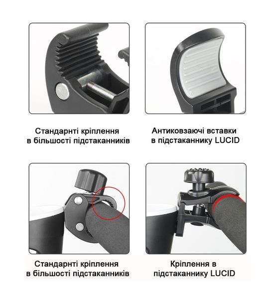 Подстаканник универсальный для коляски LUCID Lelik&trade; 4018933-К фото