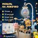 Мобіль дитячий на ліжечко акумуляторний з проектром, музична карусель на ліжечко Jungle Melody, блакитний 4013761 фото 2