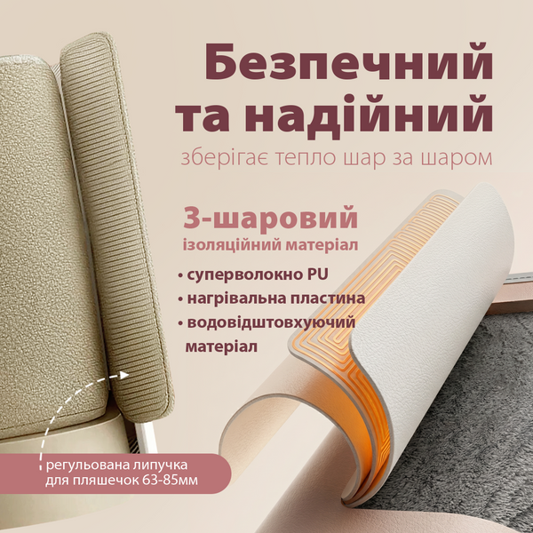 Портативний акумуляторний підігрівач для дитячих пляшечок LELIK Tenso 10000 mAh з дисплеєм та USB Type-C 4014645 фото